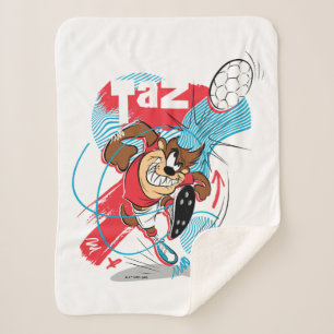 TAZ™ Headbutting Soccer Ball Sherpa Blanket
