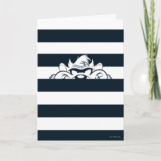 TAZ™ Hiding In Stripes Card (Front)
