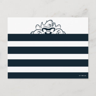 TAZ™ Hiding In Stripes Postcard