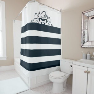 TAZ™ Hiding In Stripes Shower Curtain