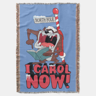 TAZ™ "I CAROL NOW!" THROW BLANKET