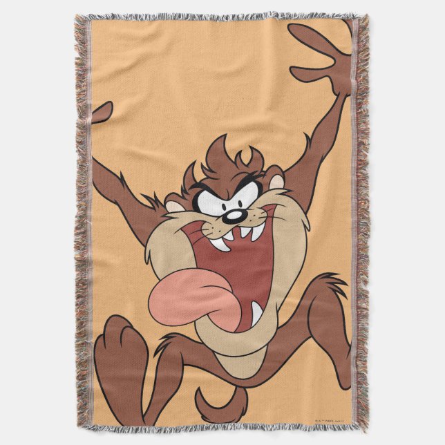 TAZ™ Leaping Throw Blanket (Front Vertical)