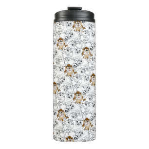 TAZ™ Line Art Colour Pop Pattern Thermal Tumbler