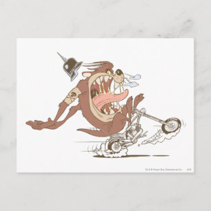 TAZ™ Motorcycle Fury Postcard