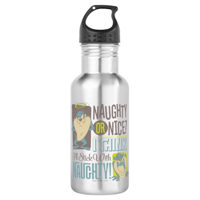 TAZ™- Naughty or Nice? 532 Ml Water Bottle (Front)