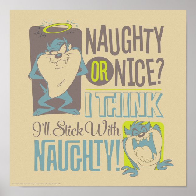 TAZ™- Naughty or Nice? Poster (Front)