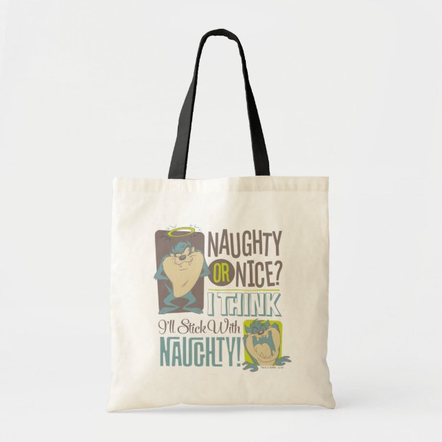 TAZ™- Naughty or Nice? Tote Bag (Front)