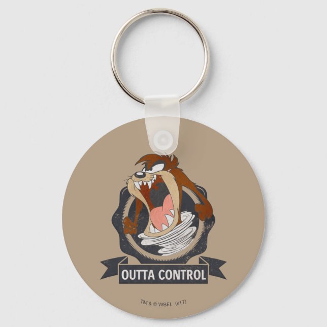 TAZ™ Outta Control Key Ring (Front)