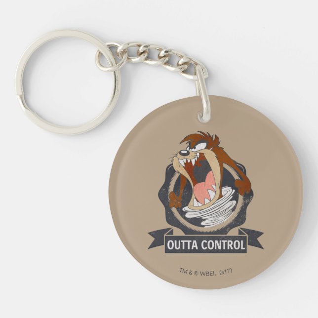 TAZ™ Outta Control Key Ring (Front)