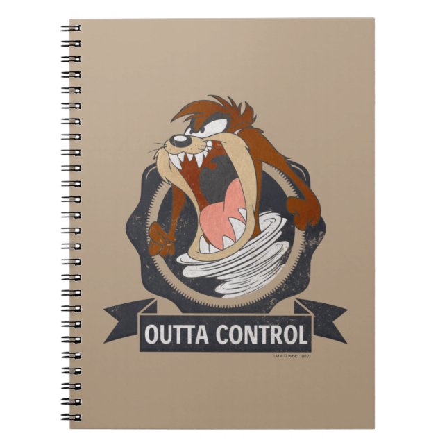 TAZ™ Outta Control Notebook (Front)