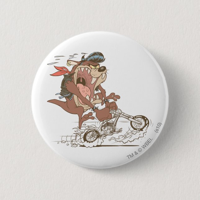 TAZ™ Slick Hog 6 Cm Round Badge (Front)