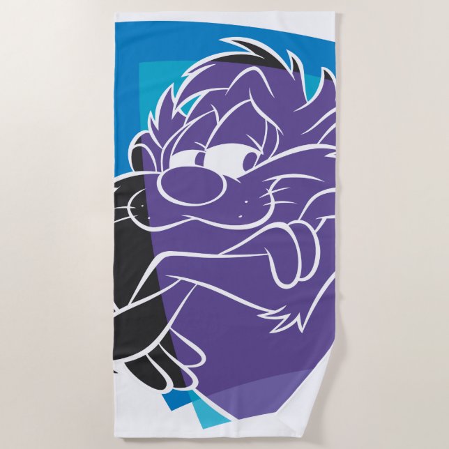 TAZ™ Smug Beach Towel (Front)