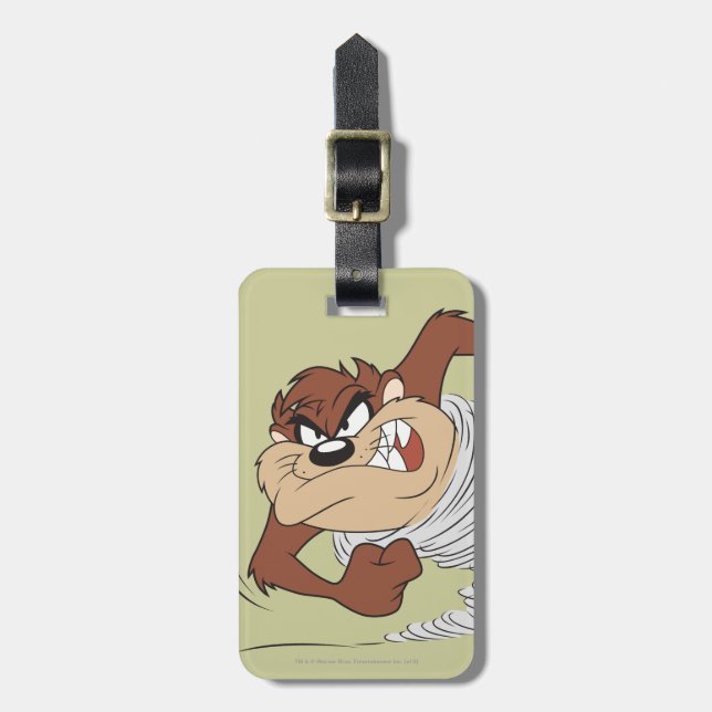 TAZ™ spinning fast Luggage Tag (Front Vertical)