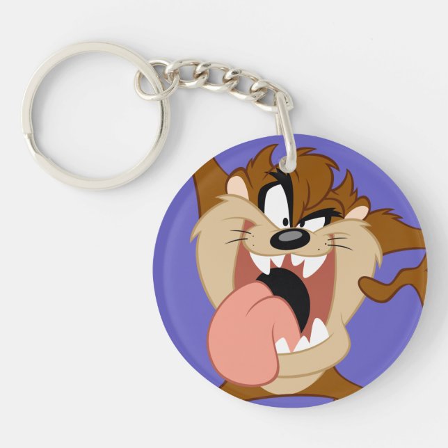 TAZ™ | Sticking His Tongue Out Key Ring (Front)