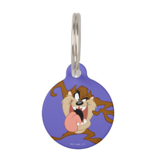 TAZ™ Sticking His Tongue Out Pet Tag