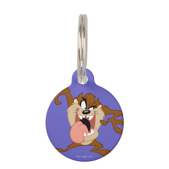TAZ™ | Sticking His Tongue Out Pet Tag (Front)
