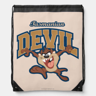 TAZ™ Tasmanian Devil Patch Drawstring Bag