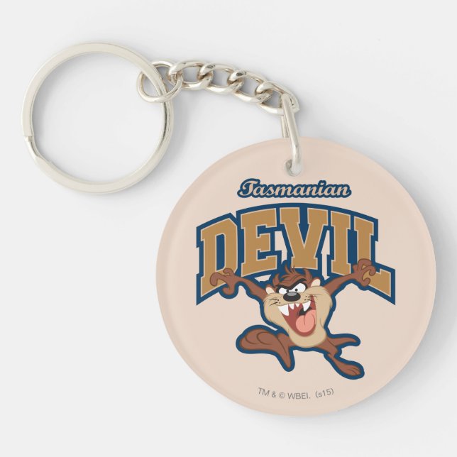 TAZ™ Tasmanian Devil Patch Key Ring (Front)