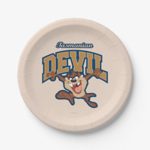 TAZ™ Tasmanian Devil Patch Paper Plate