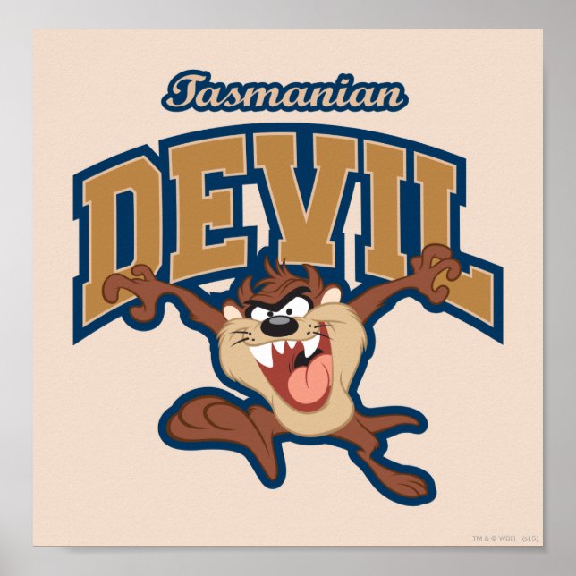 TAZ™ Tasmanian Devil Patch Poster (Front)