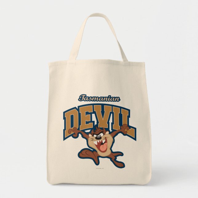 TAZ™ Tasmanian Devil Patch Tote Bag (Front)