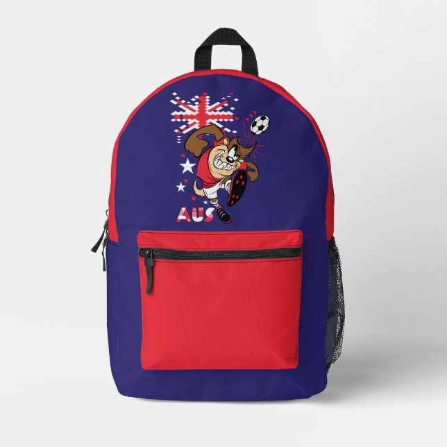 TAZ™ Team Australia Soccer Graphic Printed Backpack (Front)