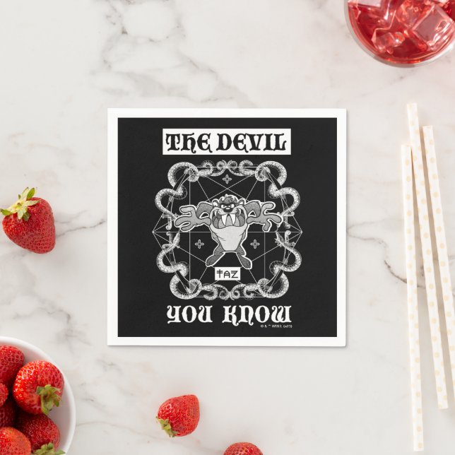 TAZ™ The Devil You Know Napkin (Insitu)