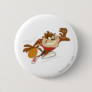 TAZ™ the Dribbling Cyclone 6 Cm Round Badge