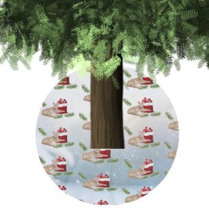 Taz - The Sleepy Cat Christmas Tree Skirt