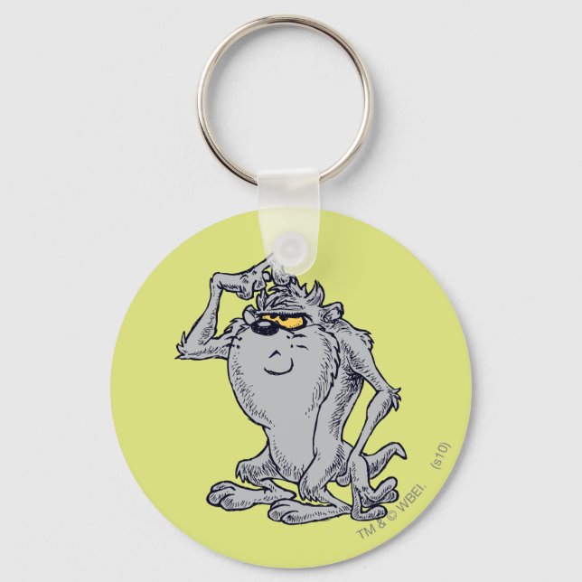 TAZ™ Thinking Artistic Design Key Ring (Front)
