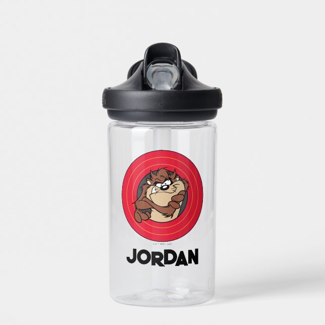 TAZ™ Through LOONEY TUNES™ Circles | Add Your Name Water Bottle (Front)