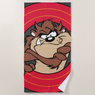 TAZ™ Through LOONEY TUNES™ Circles Beach Towel
