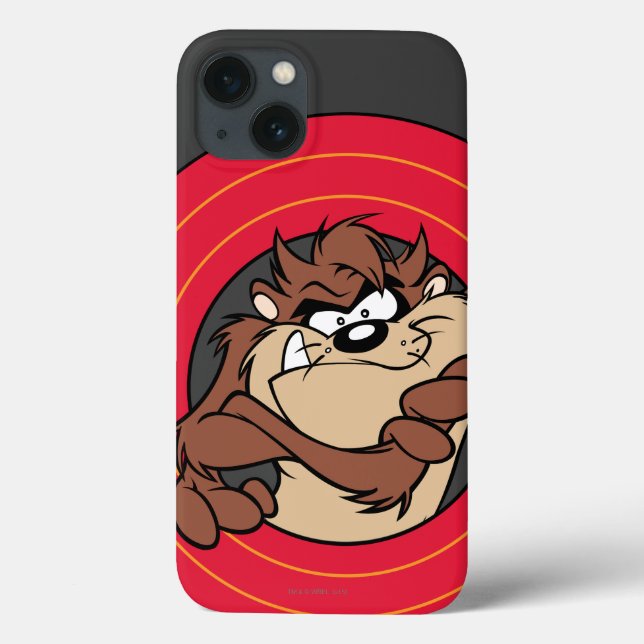 TAZ™ Through LOONEY TUNES™ Circles Case-Mate iPhone Case (Back)
