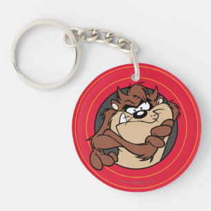 TAZ™ Through LOONEY TUNES™ Circles Key Ring