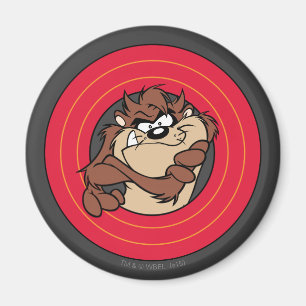 TAZ™ Through LOONEY TUNES™ Circles Magnet