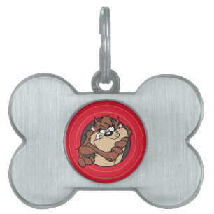 TAZ™ Through LOONEY TUNES™ Circles Pet Name Tag