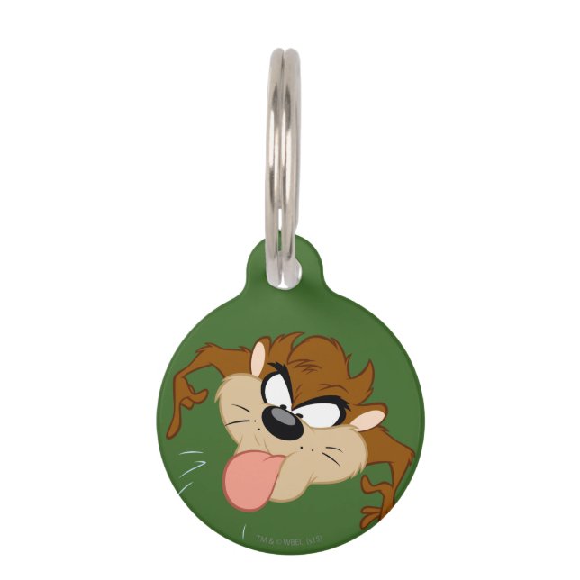 TAZ™ Tongue Out Pet Tag (Front)