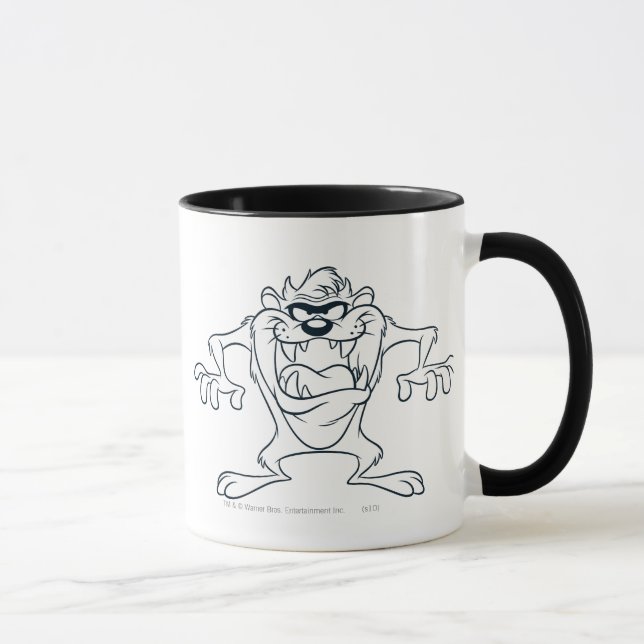 TAZ™ Toothy Grin Sketch Mug (Right)
