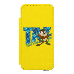 TAZ™ Tornado Terror Plaid Incipio Watson™ iPhone 5 Wallet Case