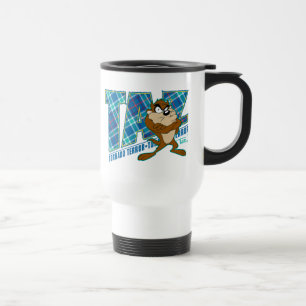 TAZ™ Tornado Terror Plaid Travel Mug