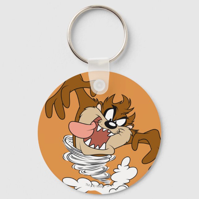 TAZ™ Whirling Tornado Key Ring (Front)