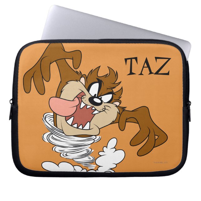TAZ™ Whirling Tornado Laptop Sleeve (Front)