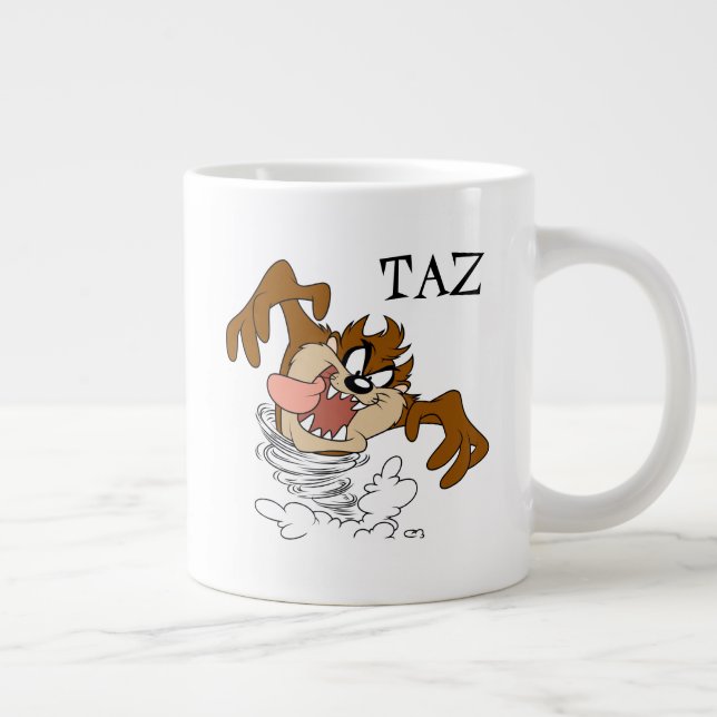 TAZ™ Whirling Tornado Large Coffee Mug (Right)