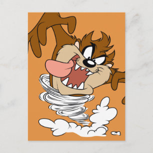 TAZ™ Whirling Tornado Postcard