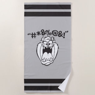 TAZ™ Yelling Expletives Beach Towel