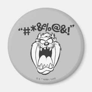 TAZ™ Yelling Expletives Magnet