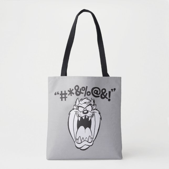 TAZ™ Yelling Expletives Tote Bag (Front)