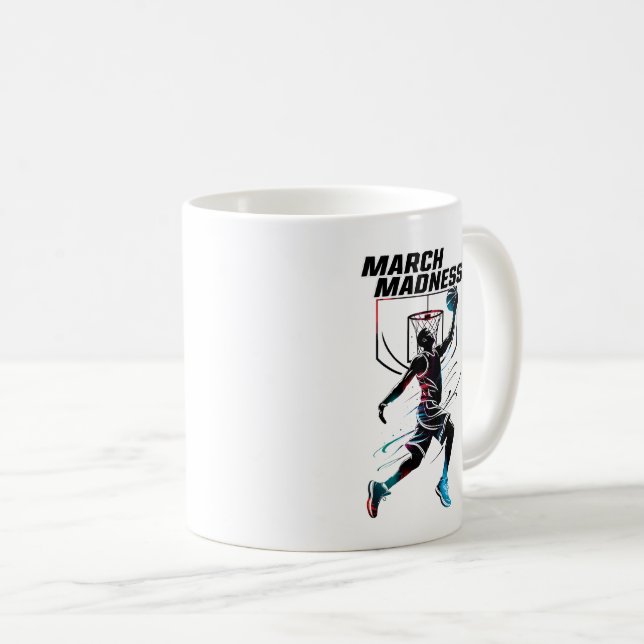Taza Baloncesto Locura de March Coffee Mug (Front Right)