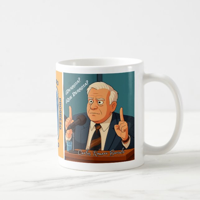Taza Carlos Romero Barcelo Caricatura Coffee Mug (Right)