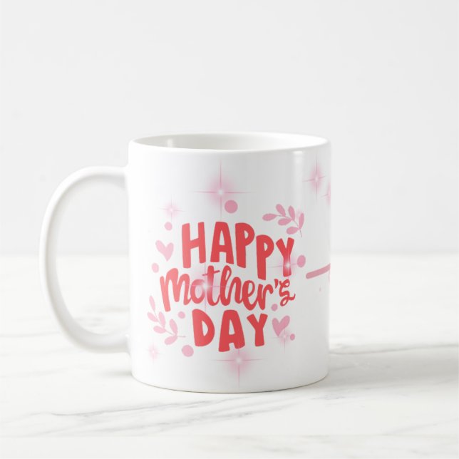 Taza de Café Happy Mother Day Coffee Mug (Left)